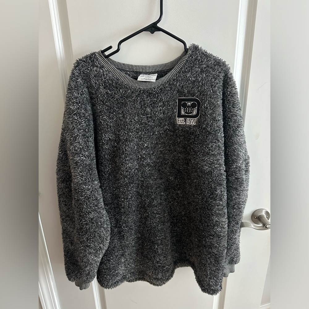 Disney fuzzy spirit jersey- Size Large. EUC